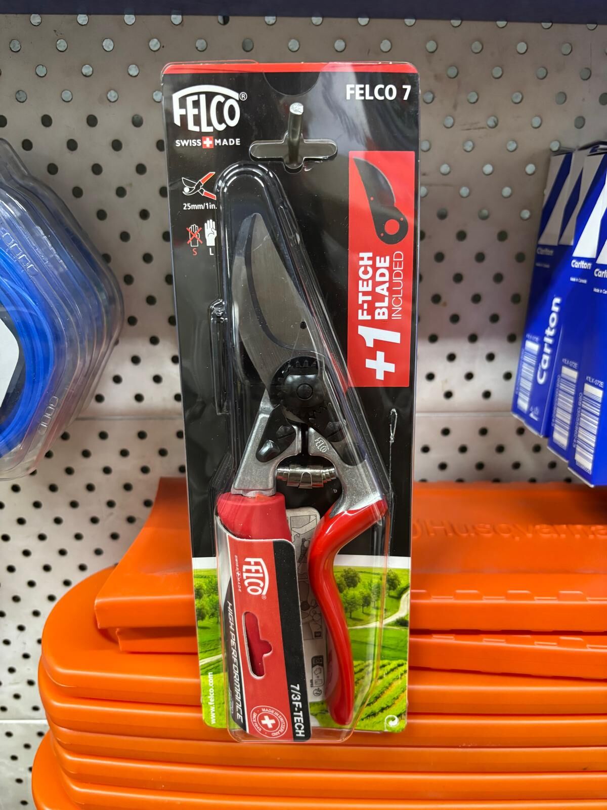 Felco 7 Budama Makası 21Cm Sağ By-Pass Yedek Üst Bıçaklı