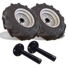 İtal Marka Dubleks 400X8 Komple Tekerlek ve Aks 1 Takım Flash 250/300 İçin