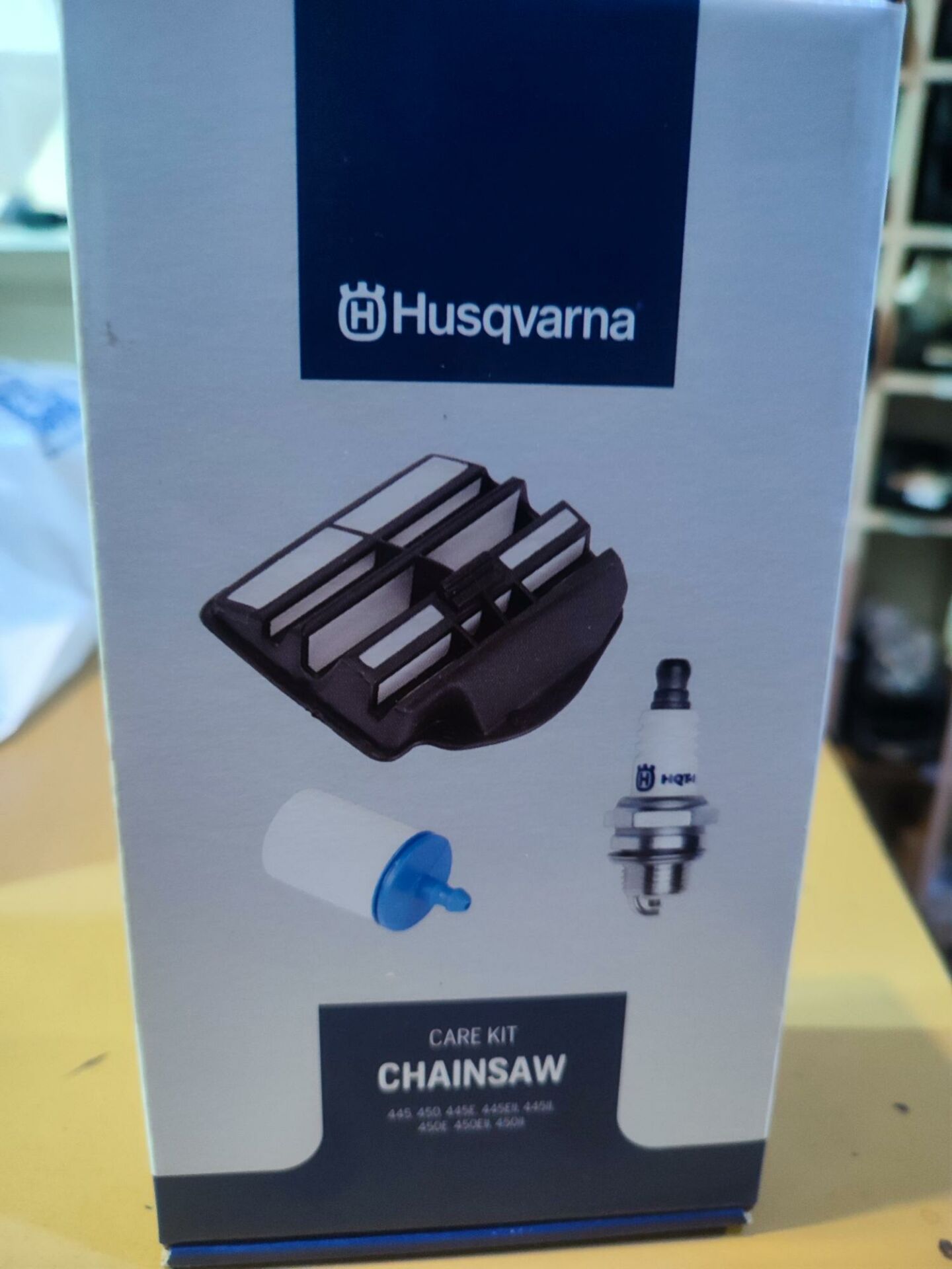 Husqvarna 445/450 Bakım Kiti Buji+Benzin Filtresi+Hava Filtresi Care Kit