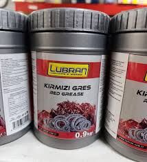 Lubran Kırmızı Gres 900 Gram 2 Adet